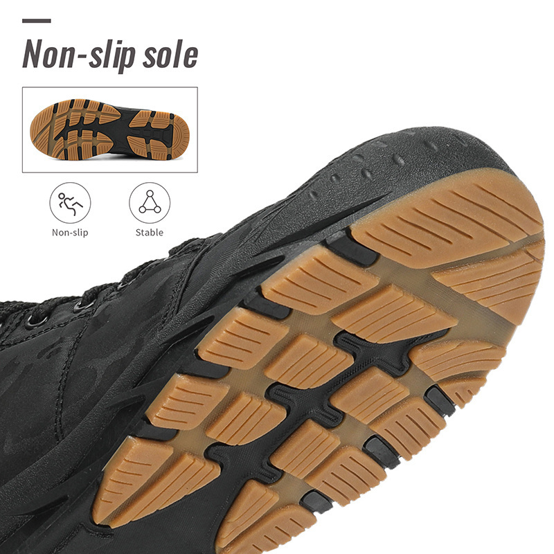 Waterproof Sport Work Walking Ankle Shoes Warm Winter Cold Fleece Sneakers Men's Hiking Boots Trekking Shoes