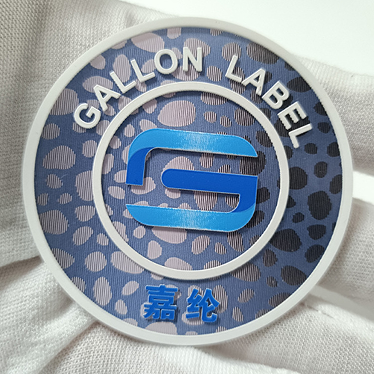 Silicone logo clothing printing sticker t shirt labels multicolor rainbow rubber clear 3d custom heat transfer silicone logo