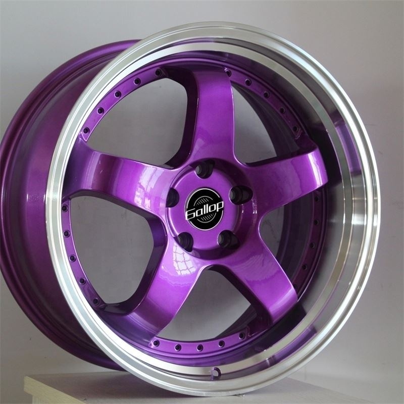 Gallop 2024 20-Inch Polished Aluminum Alloy Customize Passenger Car Wheel Rim New Style 100mm PCD 5*100/120 ET 15-45mm Car Wheel