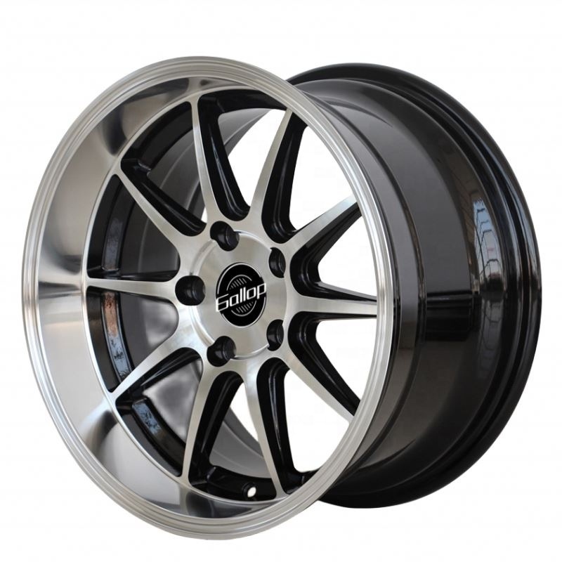 Gallop 2024 16-17-Inch Polished Aluminum Alloy Passenger Car Wheel Rim New Style 100mm PCD 8/10*100/114.3 ET 100% Original