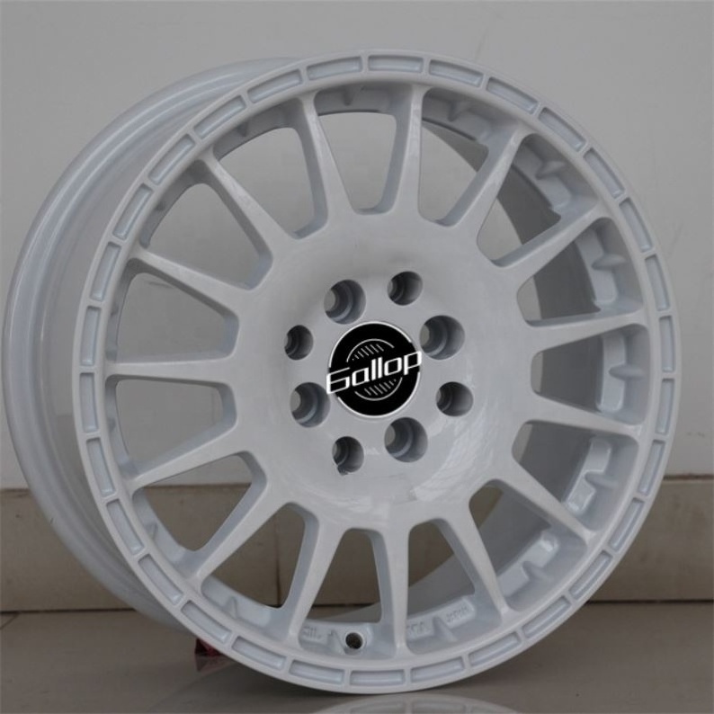 Gallop ET30-35 15-Inch Alloy Wheel Rim Factory Made Machine Face Finish Aftermarket Passenger Car Wheels with PCD 4/8*100-114.3