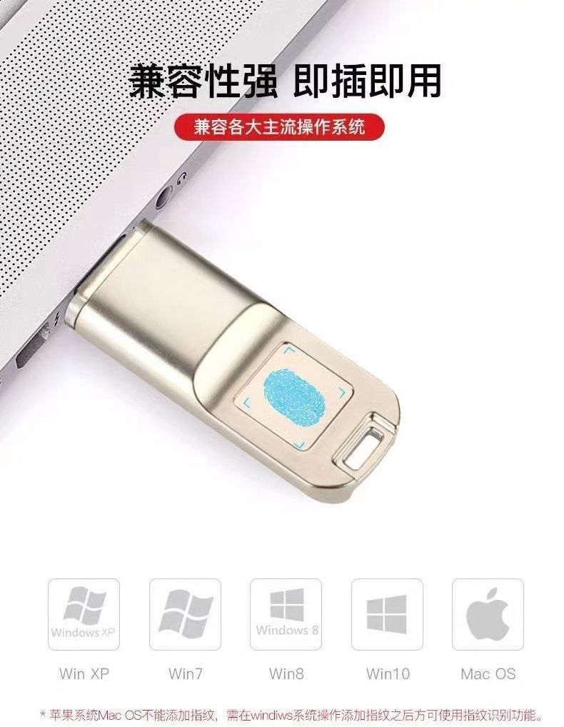 Galotluck Fingerprint encryption USB drive  Usb Stick  Usb3.0 64G 32G 128G  USB Flash drive