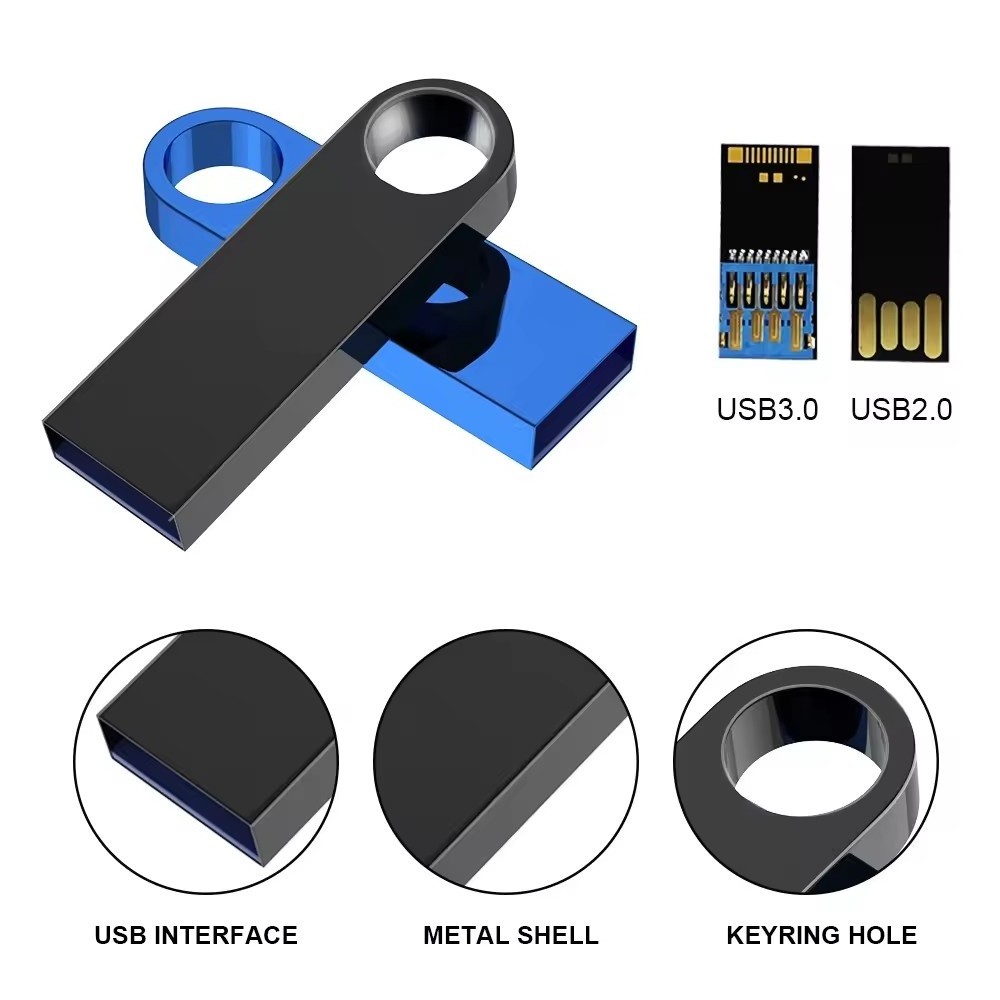 Super mini USB flash Drive 32GB 16GB 8GB 4GB Metal Pen Drive Pendrive 128  32  8 GB USB Flash Memory personalized USB Stick