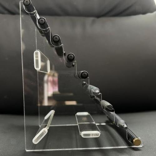 Clear Acrylic Pen Display Rack Eyebrow Pencil Acrylic Holder Display Stand Acrylic Pen Display Stand