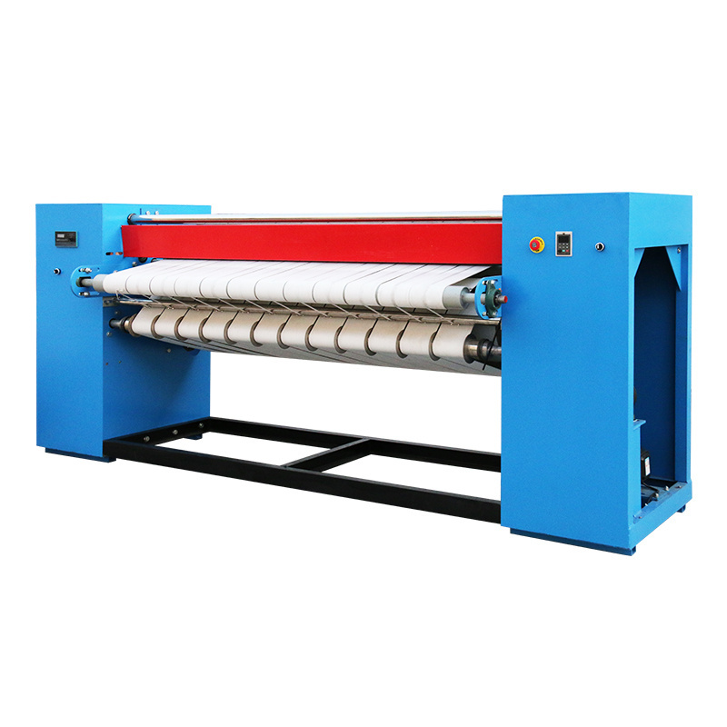 Factory Price Automatic Ironing Machine Steam Electric Gas Heat Flatwork Ironer Used In Hotel Hospital Factory