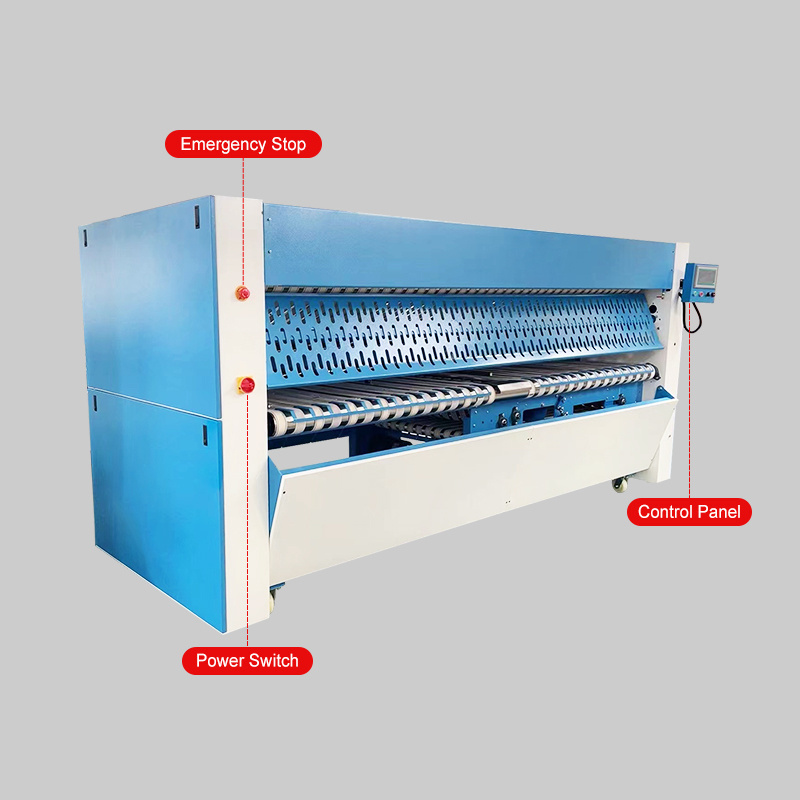 Factory Direct Sale High Speed Fabric Folding Machine for Hotel Linen Laundry Room