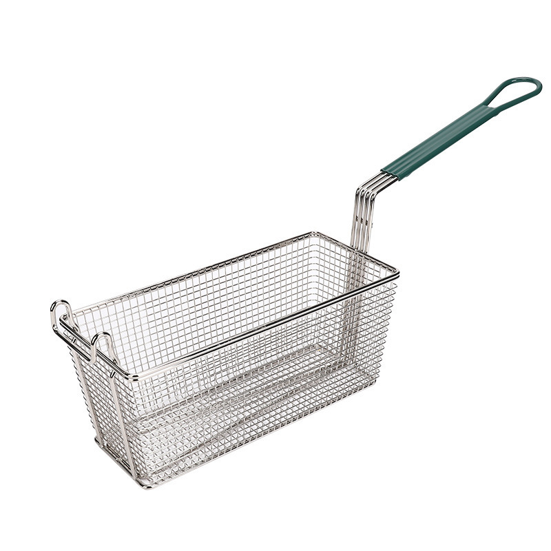 Stainless steel French fries frying basket Western snack food basket