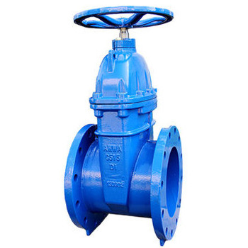 cast iron gate valve BS5163  DIN3352 AWWA C515  russia gost gate valve non-rising stem resilient seated flanged