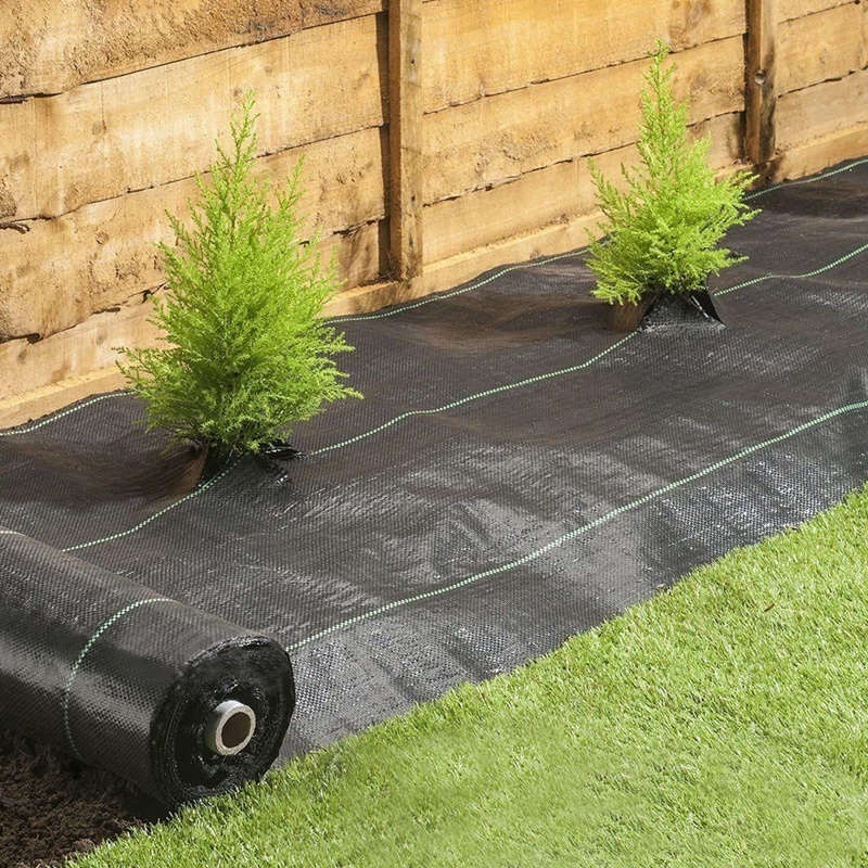 Agrotextile Garden Tarpaulin Black Plastic Ground Covers Woven Agriculture Landscape Fabric Biodegradable Ground Anti Weed Mat