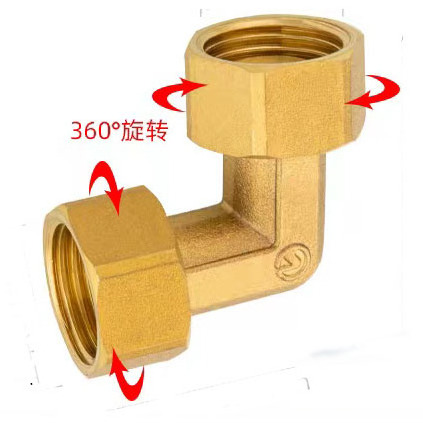 garden hose brass swivel nut elbow  tee hose tail connector male thread compression pipe fittings adapter air gas ftting