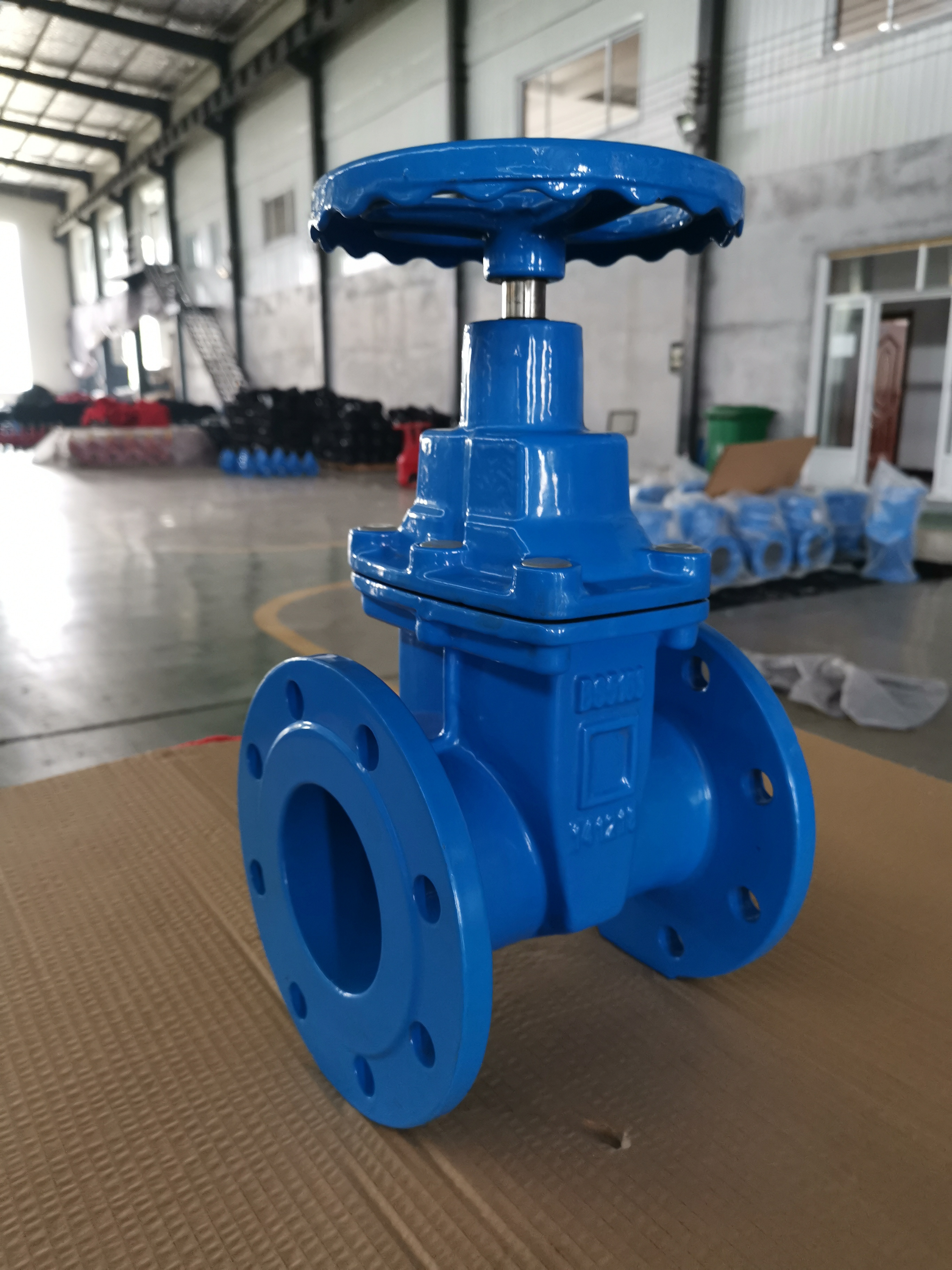 cast iron gate valve BS5163  DIN3352 AWWA C515  russia gost gate valve non-rising stem resilient seated flanged