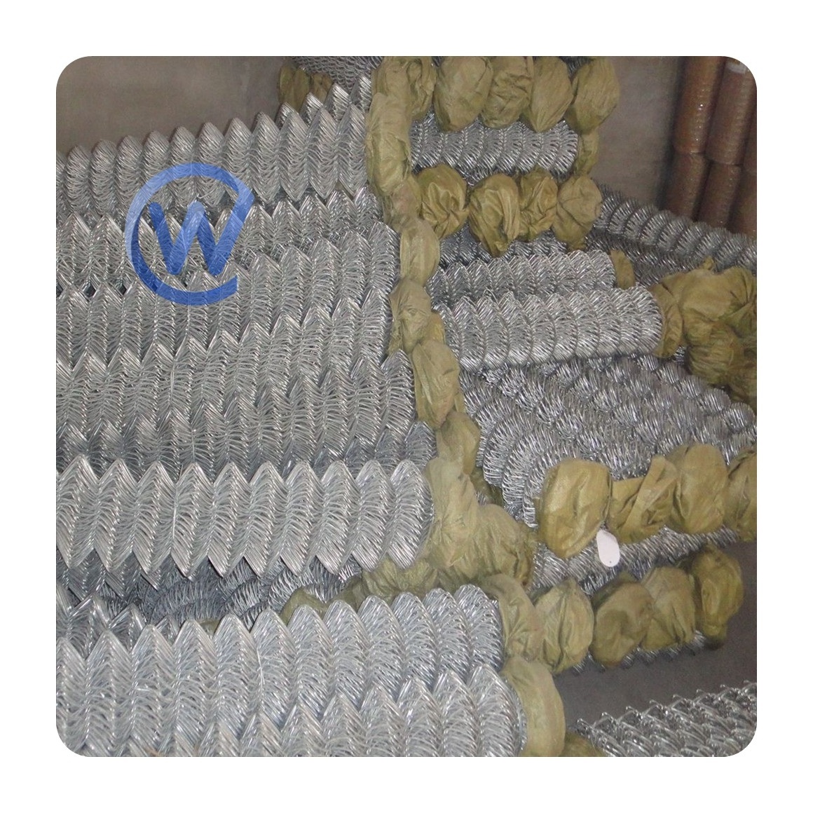 weight per square meter for gi chain link fencing diamond mesh ribbon aluminium diamond mesh