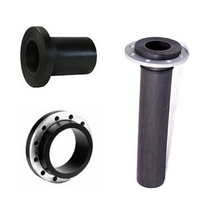 plastic butt-fusion HDPE pipe stub end flange adaptor collar fittings