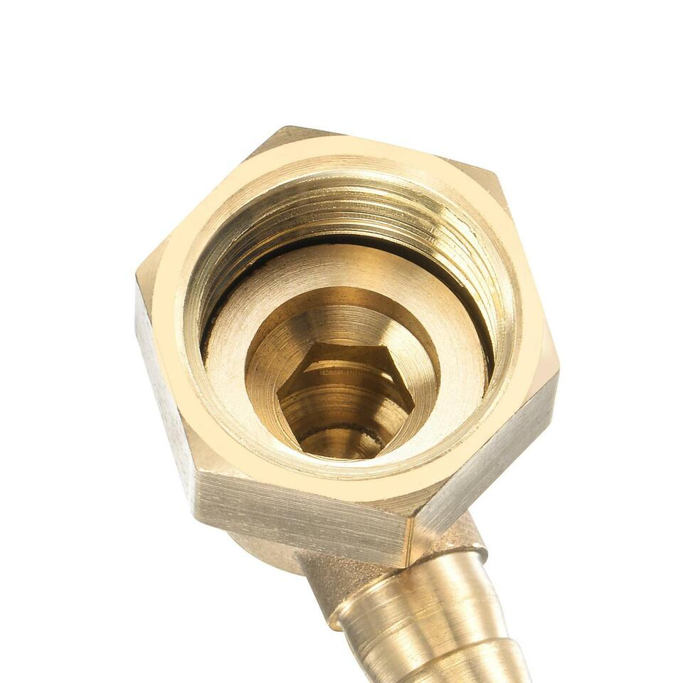 brass hose barb swivel nut elbow 90degree hose tail connector male thread pipe fittings adapter air gas fttings