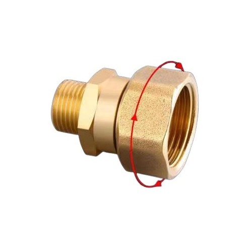 garden hose brass swivel nut elbow  tee hose tail connector male thread compression pipe fittings adapter air gas ftting