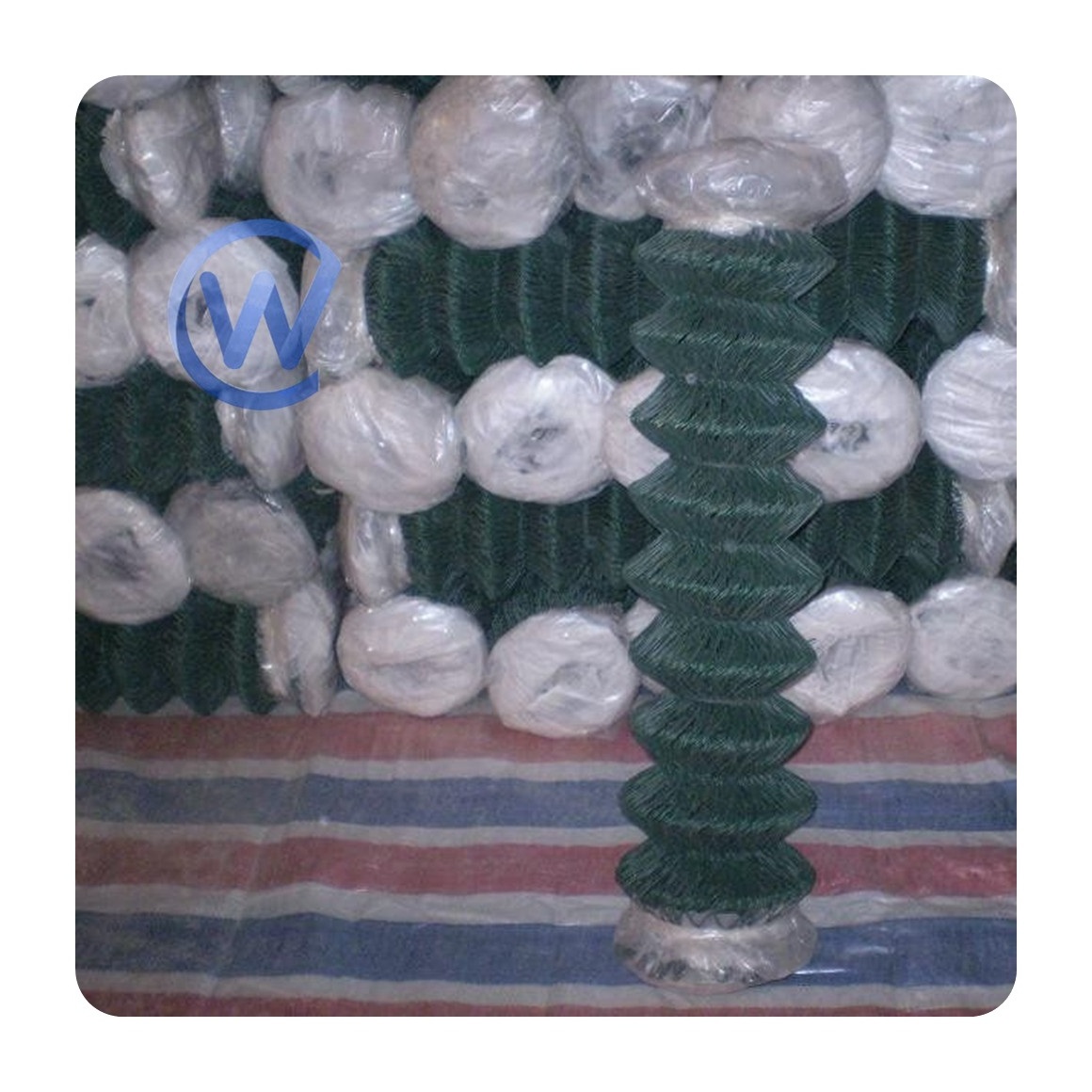 weight per square meter for gi chain link fencing diamond mesh ribbon aluminium diamond mesh