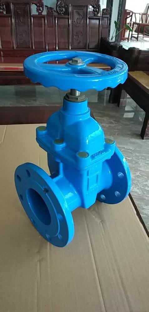 cast iron gate valve BS5163  DIN3352 AWWA C515  russia gost gate valve non-rising stem resilient seated flanged