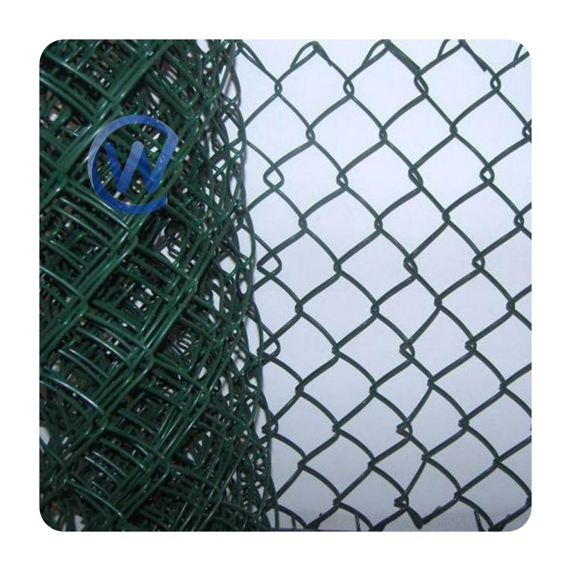 weight per square meter for gi chain link fencing diamond mesh ribbon aluminium diamond mesh