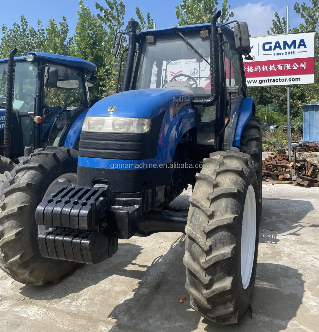 used tractors good reconditioned holland snh1204 120HP 4x4wd agricultural equipment cheap farm machines two wheel holland TT75