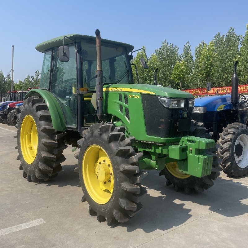 Reasonable price used john deere 5E 1204 120 HP cheap second hand farm tractor with air condition