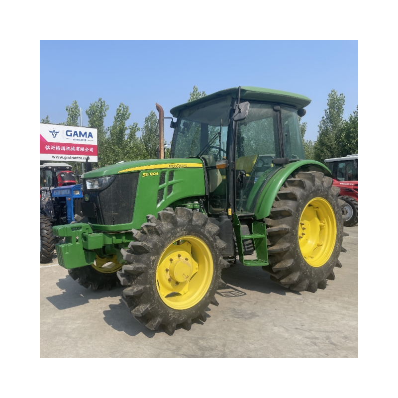 Reasonable price used john deere 5E 1204 120 HP cheap second hand farm tractor with air condition