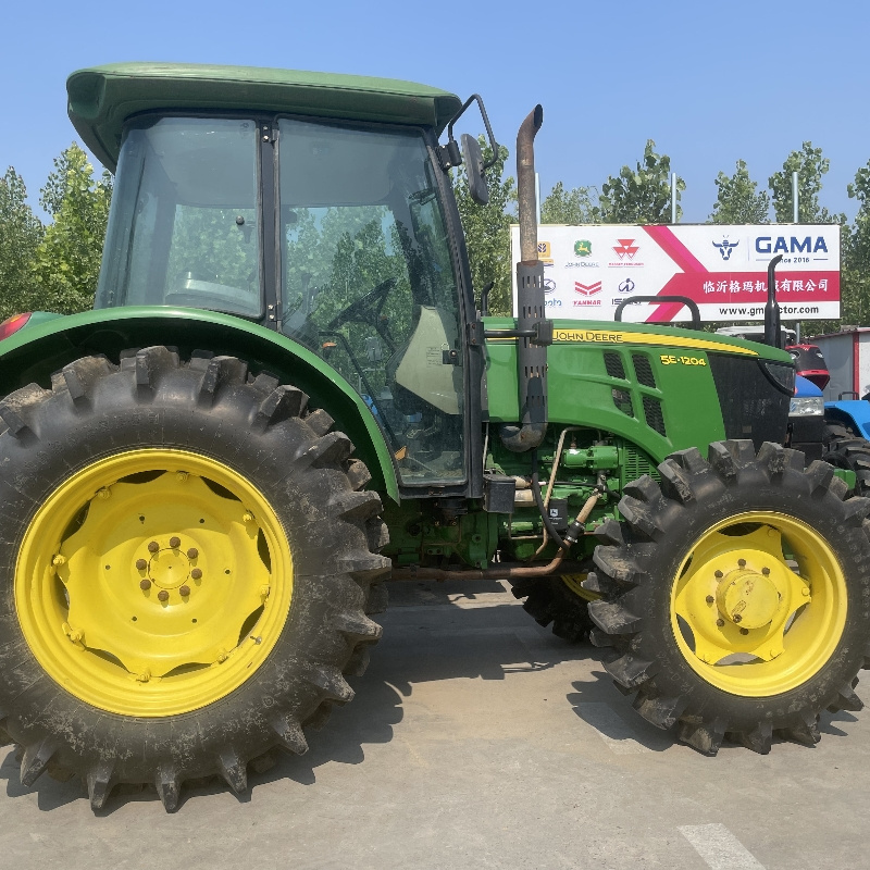 Reasonable price used john deere 5E 1204 120 HP cheap second hand farm tractor with air condition