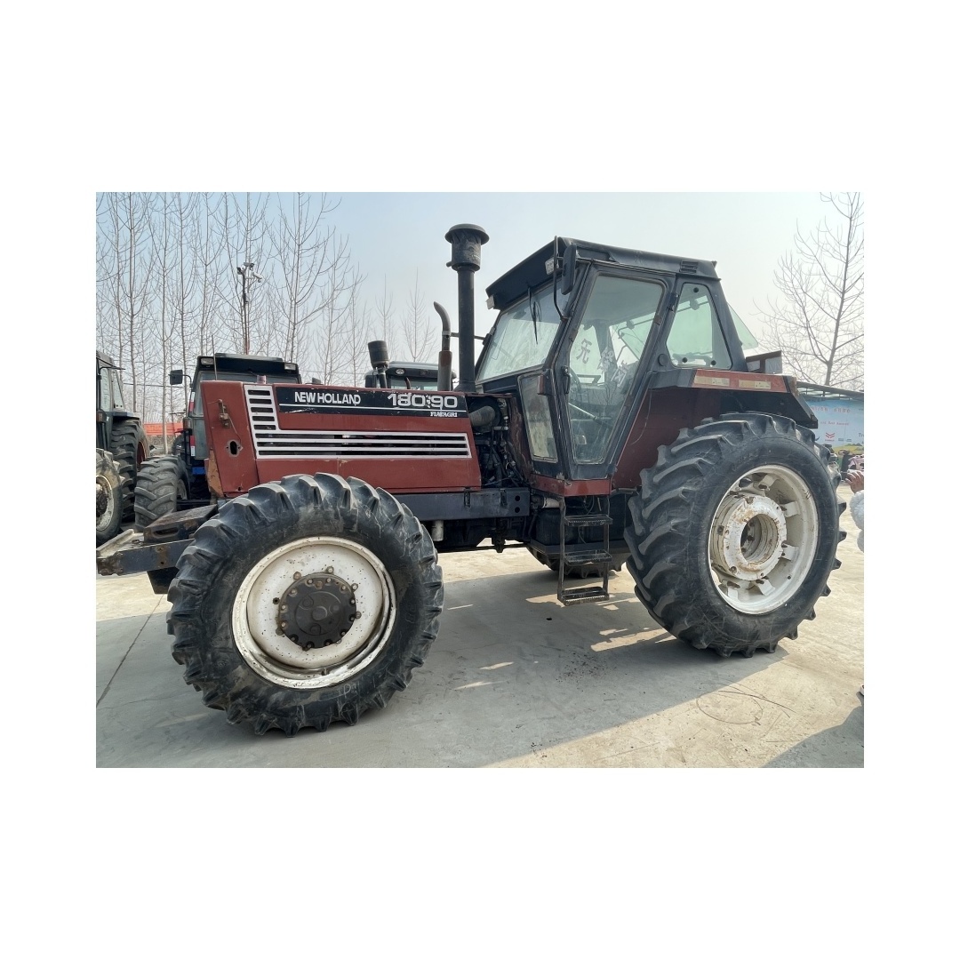 Second Hand Fairly Used Tractors FIAT 180-90 180HP Made in Italy 4WD Ford Farm Tractor Machines