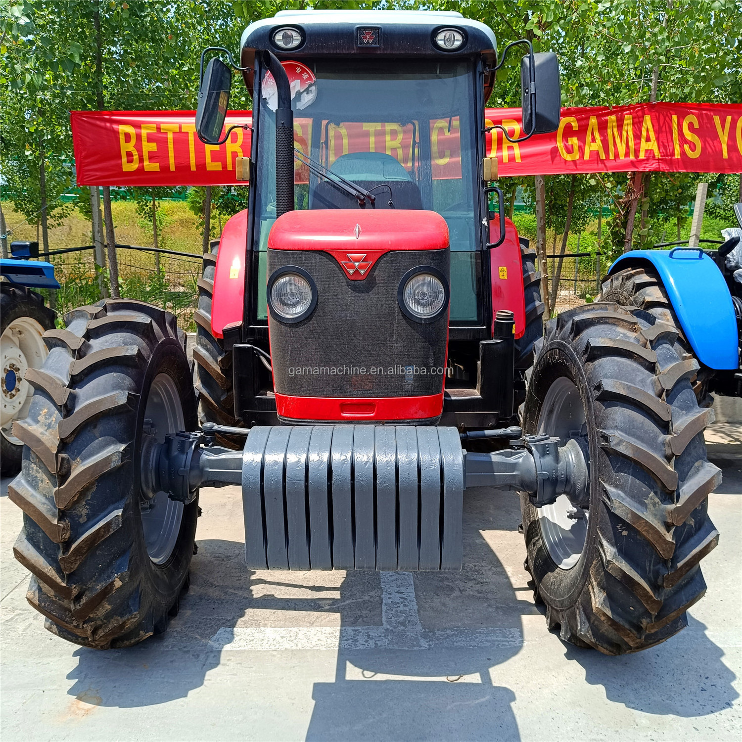 MF1004 100HP 4WD Massey Ferguson 11.2 28 tractor tire kubota tractor 4wd used radiator for mini tractor