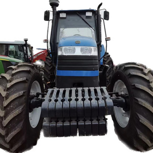 used wheel tractors new holland snh1204 120hp 4x4wd fiat engine small compact agricultural farm machinery equipment front loader