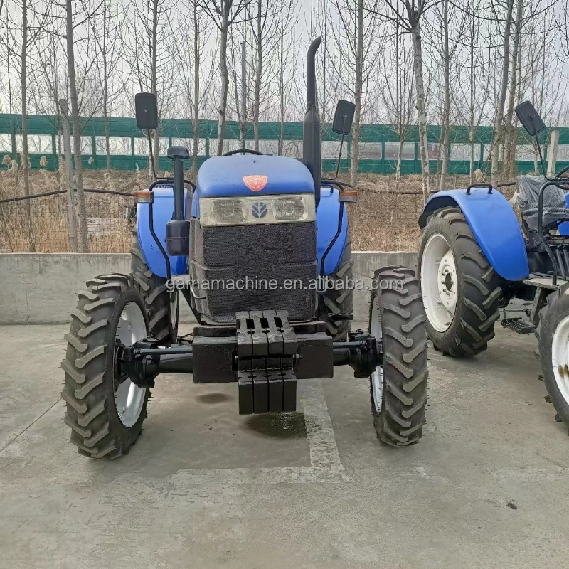 new holland brand fairly used tractor SNH704 cheap price 70HP  wheel farming compact tractor in stock