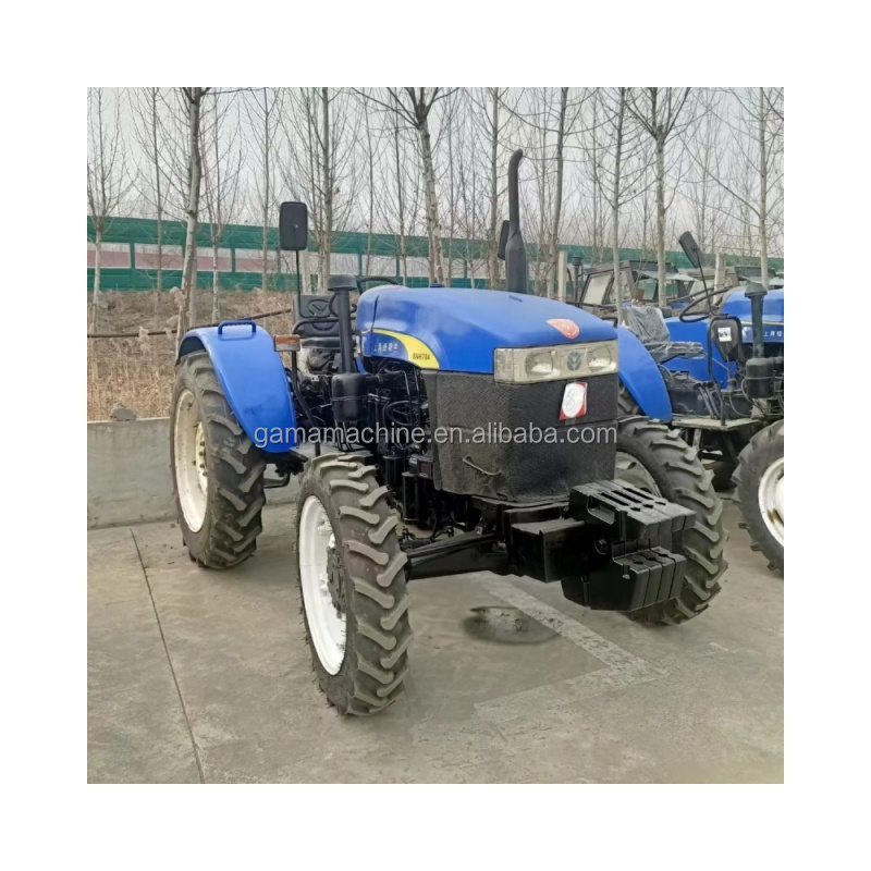 new holland brand fairly used tractor SNH704 cheap price 70HP  wheel farming compact tractor in stock