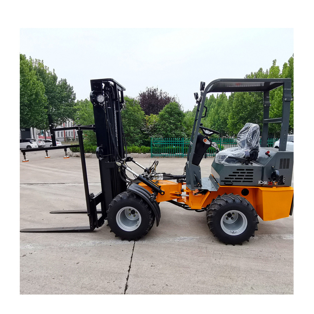 1000kgs small mini forklift 4x4 beekeeping forklift truck