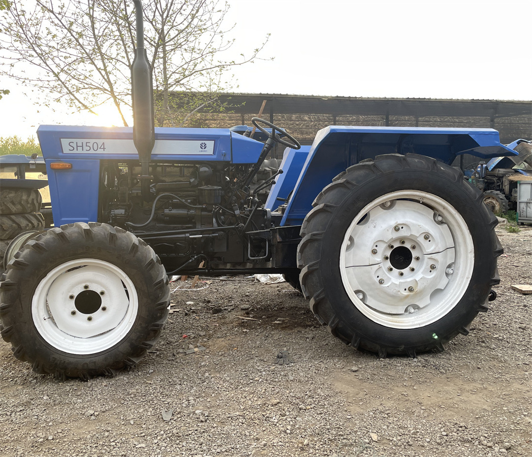 Shanghai SH504 used tractor 50hp 4WD second hand farm tractor for sale