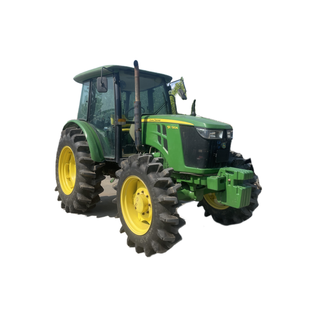 used John and Deeer tractor 70hp 110hp 120hp 100 horse power-4 wheel drive agricultural farm tractor for sale