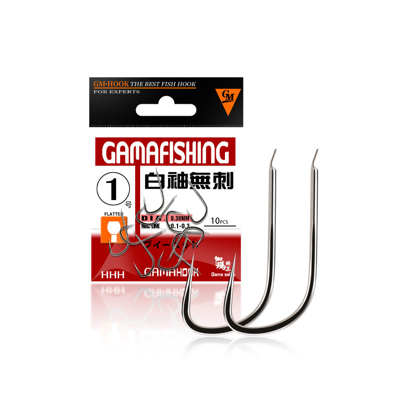 Gama Seiko New High Carbon Fishing Hook Carp Fishing Carbon Hooks Stainless Steel Fishing Hook For Sea