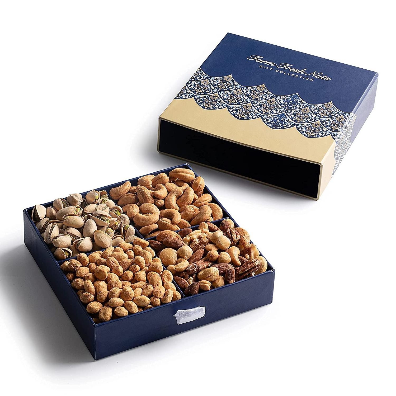 Custom Cardboard Magnetic Truffle Chocolate Dry Fruits Packing Box Luxury Nuts Gift Packaging Boxes