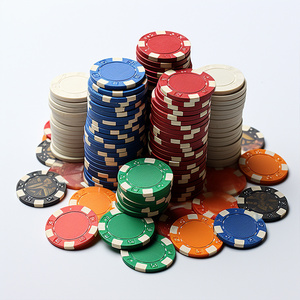 High quality Clay Poker Chips Jettons 300pcs 400pcs 500pcs Poker Chips Set With Aluminum Case