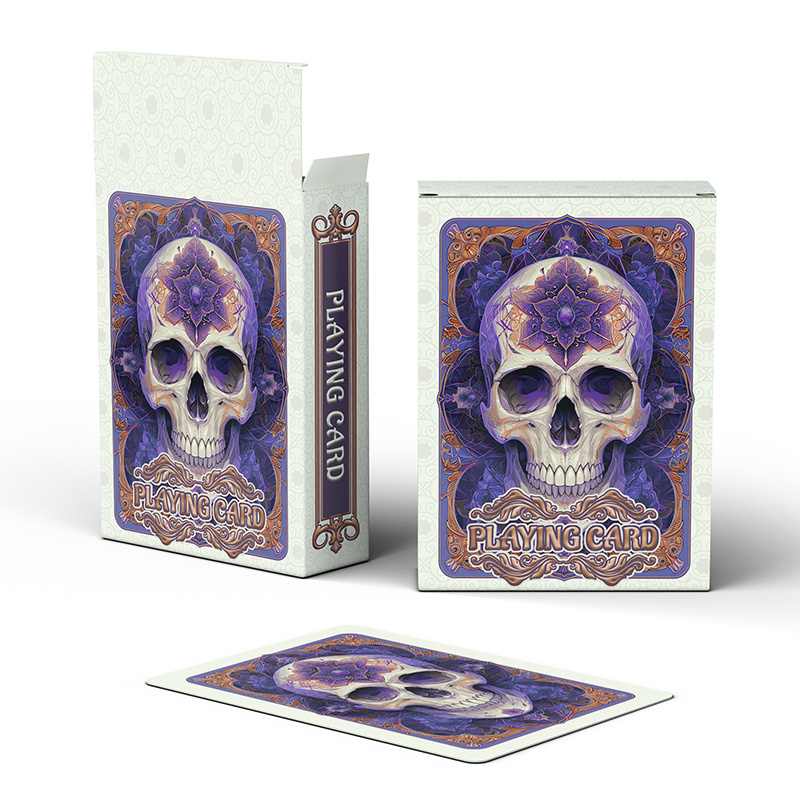 Custom Logo Printing Durable Classical Core Luxury Poker Card Recyclable Eco-friendly 54 Paper Playing Cards