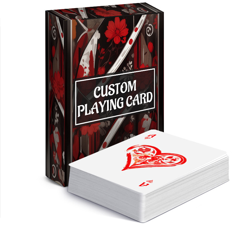 2023 Custom Logo 100% Waterproof Colorfast Durable Poker Manufacturer Saudi 32 Cards Baloot 54 cards plastic Playing Card