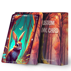 Printing Flash Card Game Custom Logo Playing Card Dungeons And Dragons Sports Poke Mon 1 Piece Cards Game