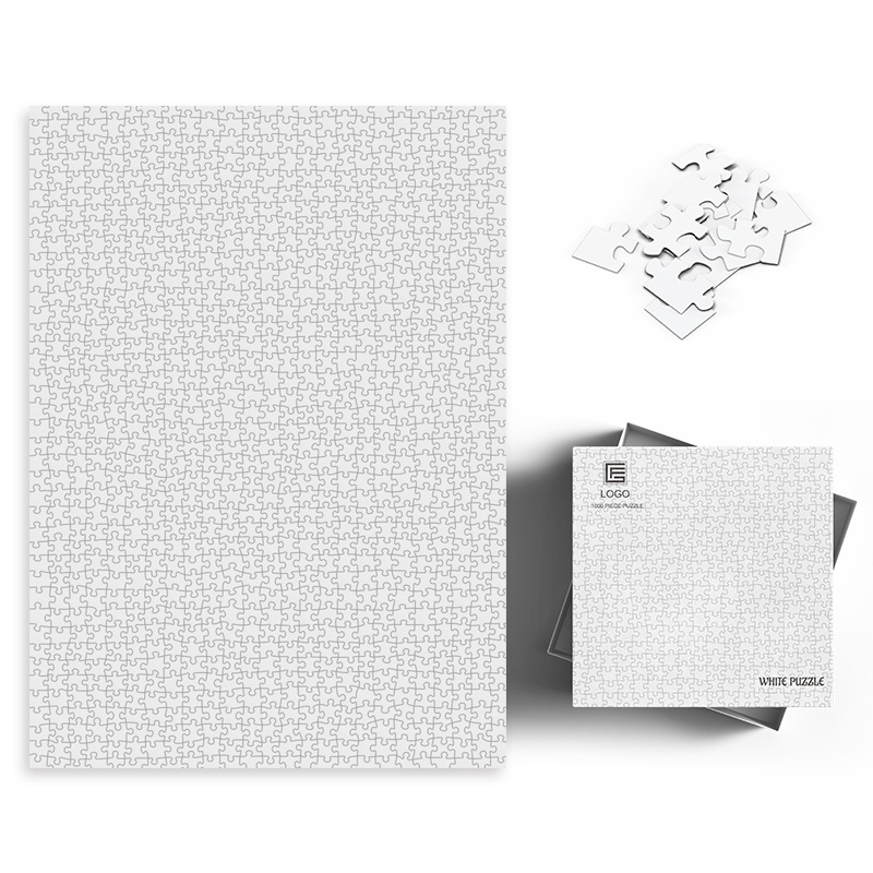 Custom size DIY Blanks Sublimation Gloss White MDF Jigsaw Puzzle Heat Thermal Transfer Coating Blank Jigsaw Puzzle for DIY Print