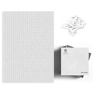 Custom size DIY Blanks Sublimation Gloss White MDF Jigsaw Puzzle Heat Thermal Transfer Coating Blank Jigsaw Puzzle for DIY Print