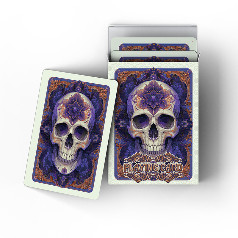 Custom Logo Printing Durable Classical Core Luxury Poker Card Recyclable Eco-friendly 54 Paper Playing Cards