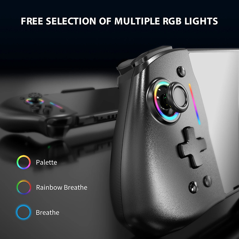 S YS45 Controller Built-in 6-Axis Gyro RGB Colorful Light Wireless Vibration Gamepad Controller For Nintendo Switch