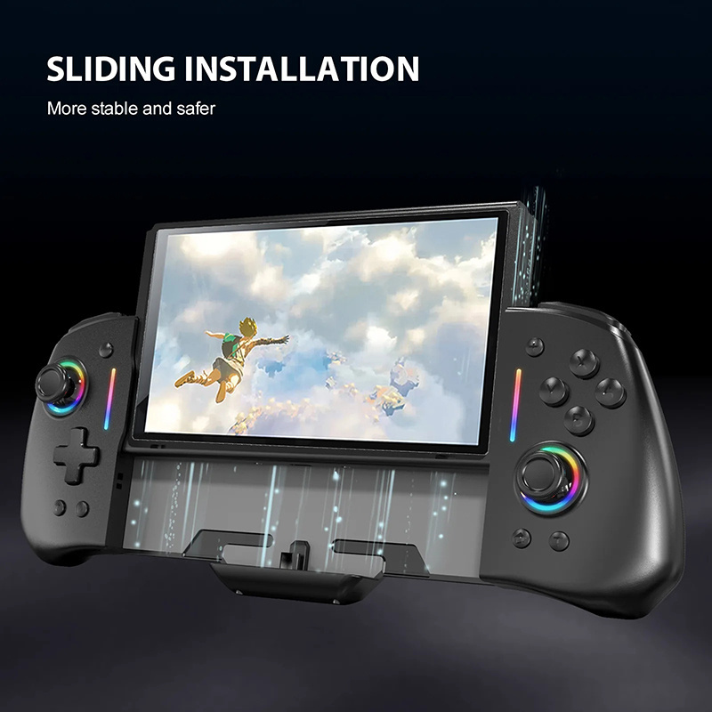 S YS45 Controller Built-in 6-Axis Gyro RGB Colorful Light Wireless Vibration Gamepad Controller For Nintendo Switch