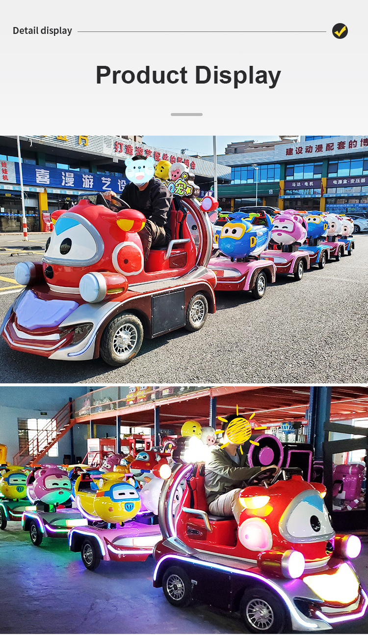 Miniature Rides Shopping Mall Electric Mini Dudu Trackless Train For Sale Trackless Tourist Road Train