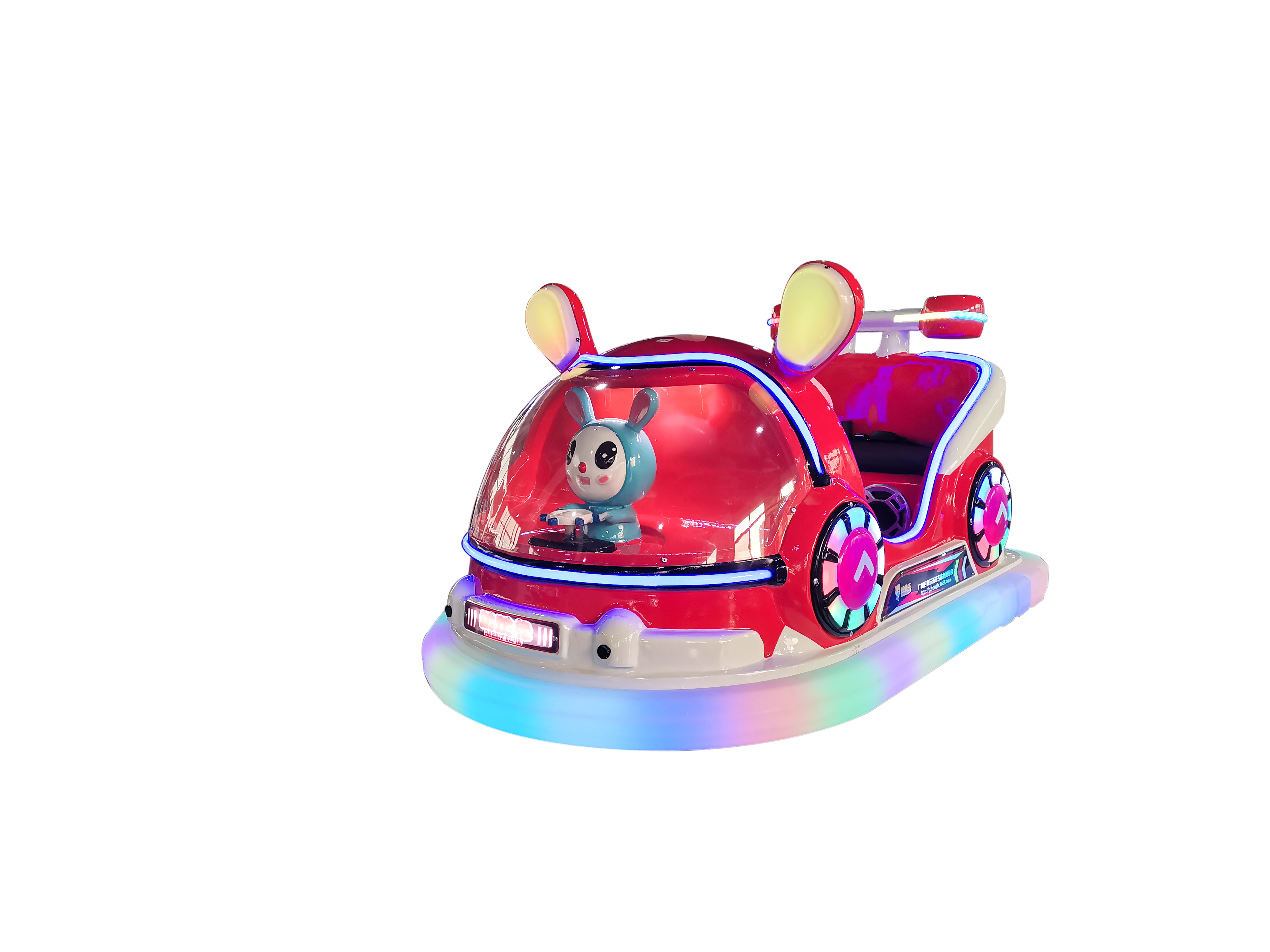 Haojile Bumper Cars Kids Amusement Park Electric Rides Rabbit Good Quality Indoor Playground And Shopping Mall kid games