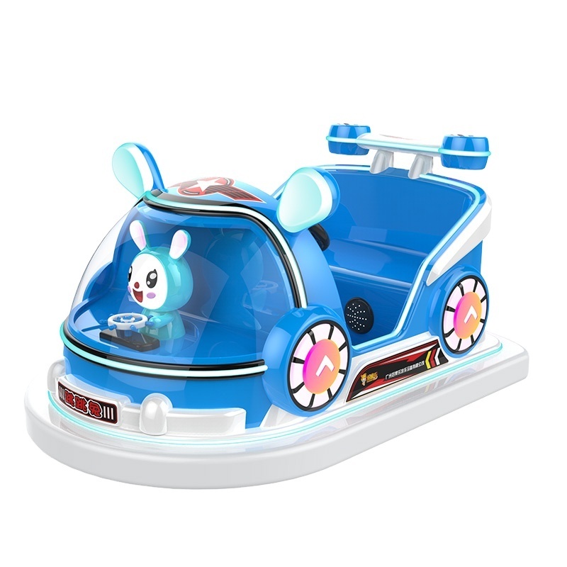 Rabbit Elfin Factory Direct Parent-Kid Anti-Collision Kid Ride On Bumper Car Dodgem Car Kids 24V Battery Powered