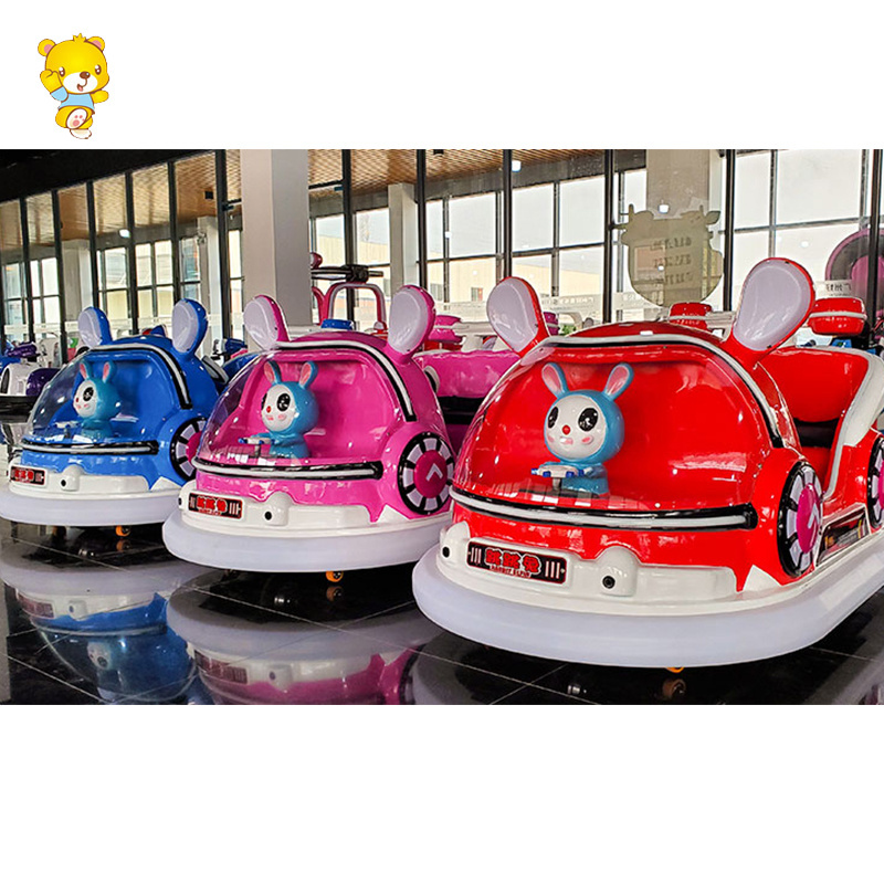 Rabbit Elfin Factory Direct Parent-Kid Anti-Collision Kid Ride On Bumper Car Dodgem Car Kids 24V Battery Powered