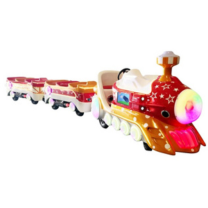 Customized Christmas Style Amusement Park  Shopping Mall Kiddie Rides Trackless Train For Sale Indoor And Outdoor